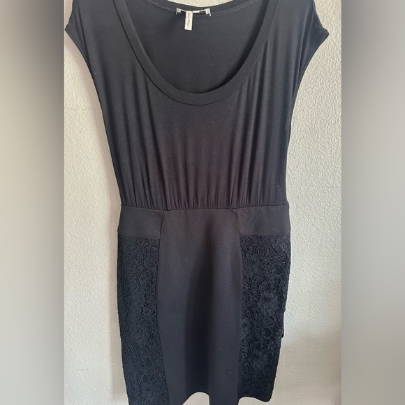 BCBGeneration Black Lace Dress - Picture 1 of 5